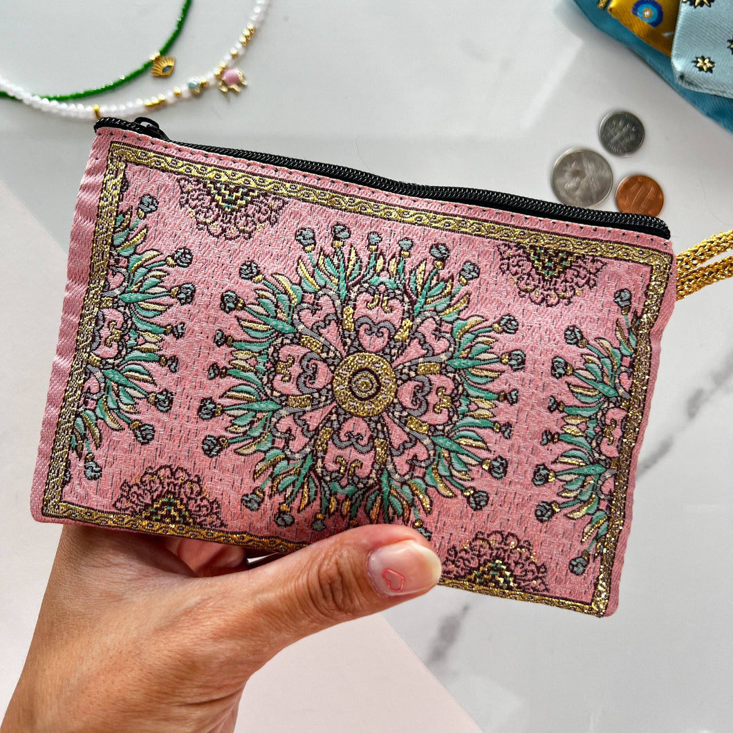 Pink & Green Coin Purse