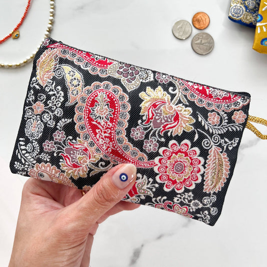 Black & Red Coin Purse
