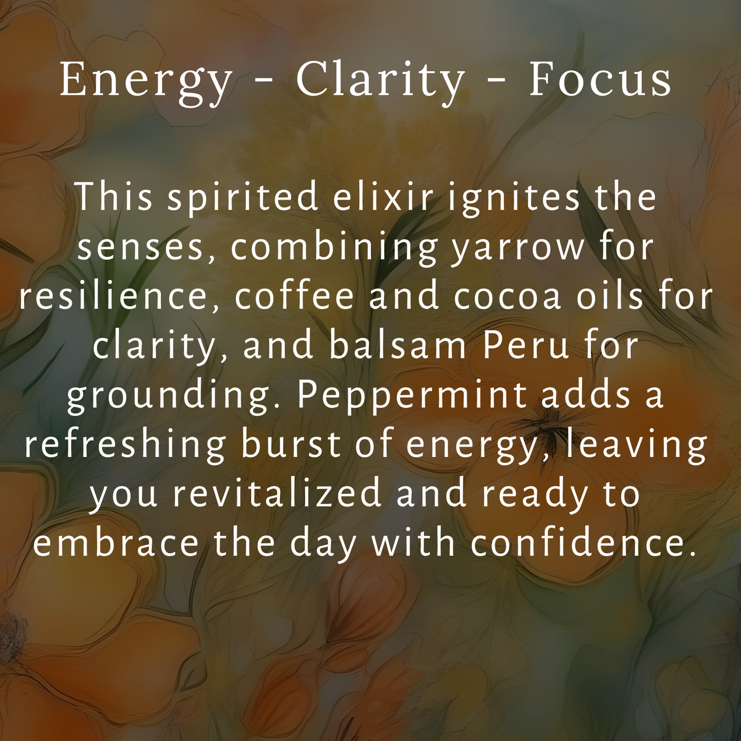 Blooming Wild Botanicals - Morning Mojo  Aromatherapy Potion | Energy + Focus