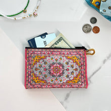 Load image into Gallery viewer, Pink &amp; Gold Coin Purse
