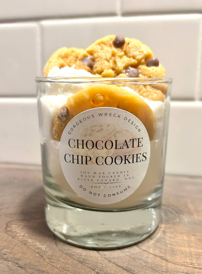 Chocolate Chip Cookie Dessert Candle