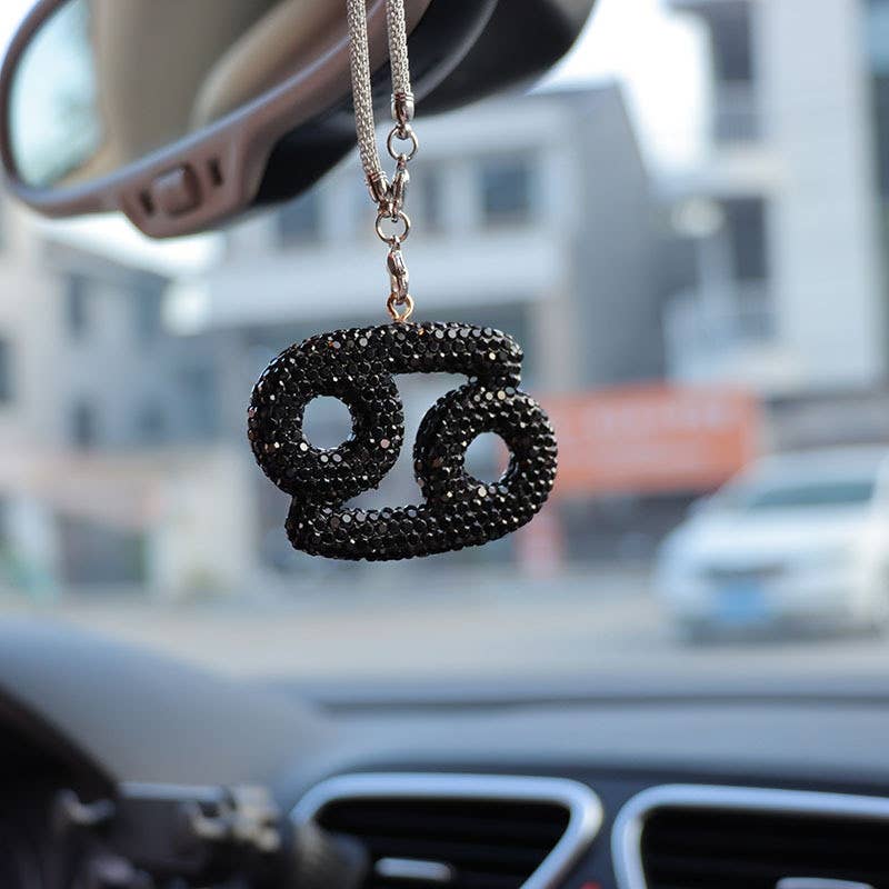 Crystal Zodiac Car Charm