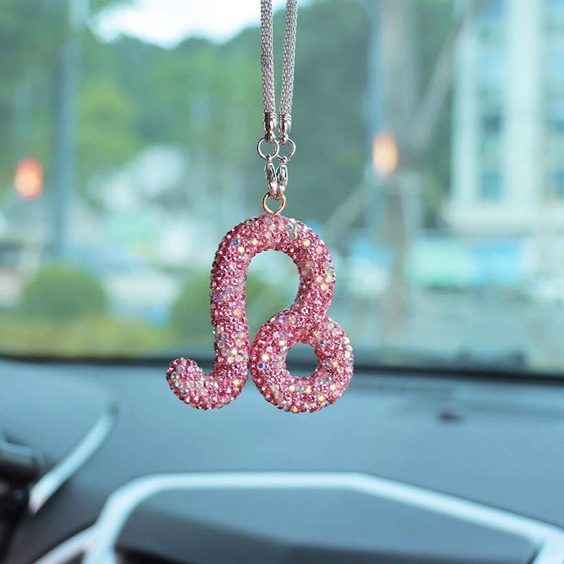Crystal Zodiac Car Charm