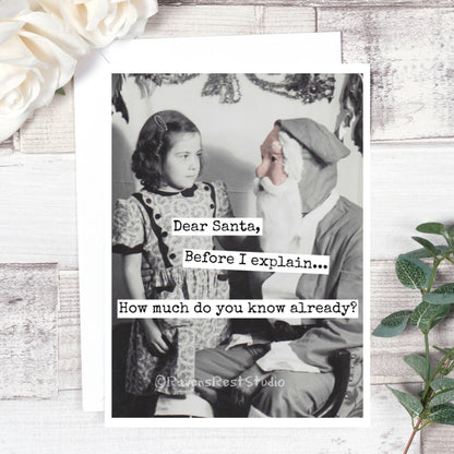 Raven's Rest Studio - Dear Santa, Before I Explain... How Much Do You Know Already