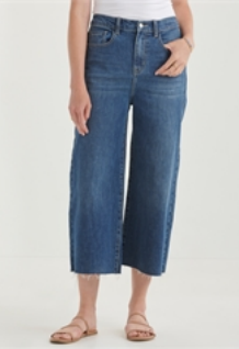 Amara Cotton Wide Leg Jeans