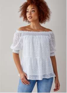 Peasant Smocked Blouse