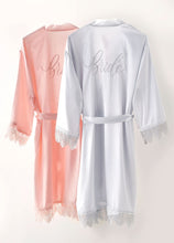 Load image into Gallery viewer, Bridal Satin Robe
