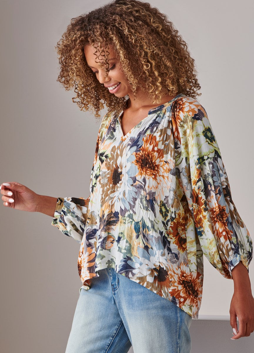 Everlane Blouse Floral