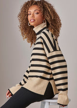 Load image into Gallery viewer, Mikayla Stripe Cowl Neck SALE
