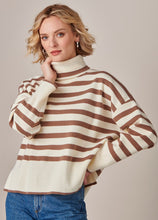 Load image into Gallery viewer, Mikayla Stripe Cowl Neck SALE
