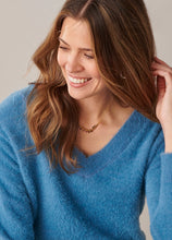 Load image into Gallery viewer, Rachel Eyelash V-Neck Sweater
