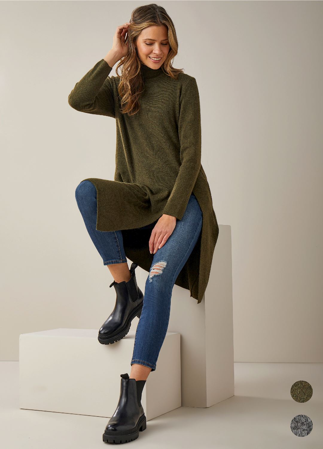 Naomi Knit Long Tunic