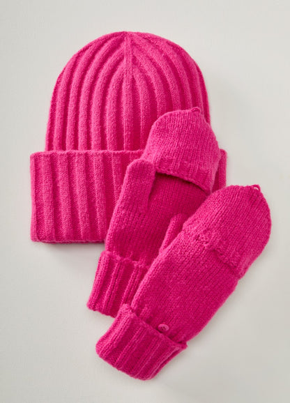 Vermont Brushed Toque and Gloves Set