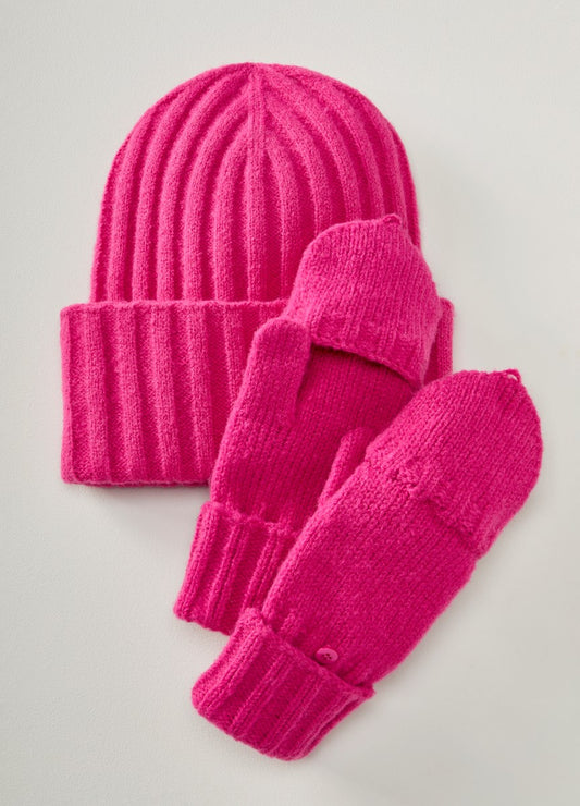 Vermont Brushed Toque and Gloves Set