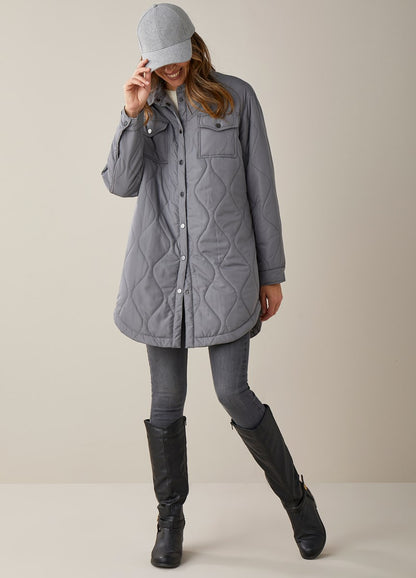 Midway Quilted Shirt Jacket