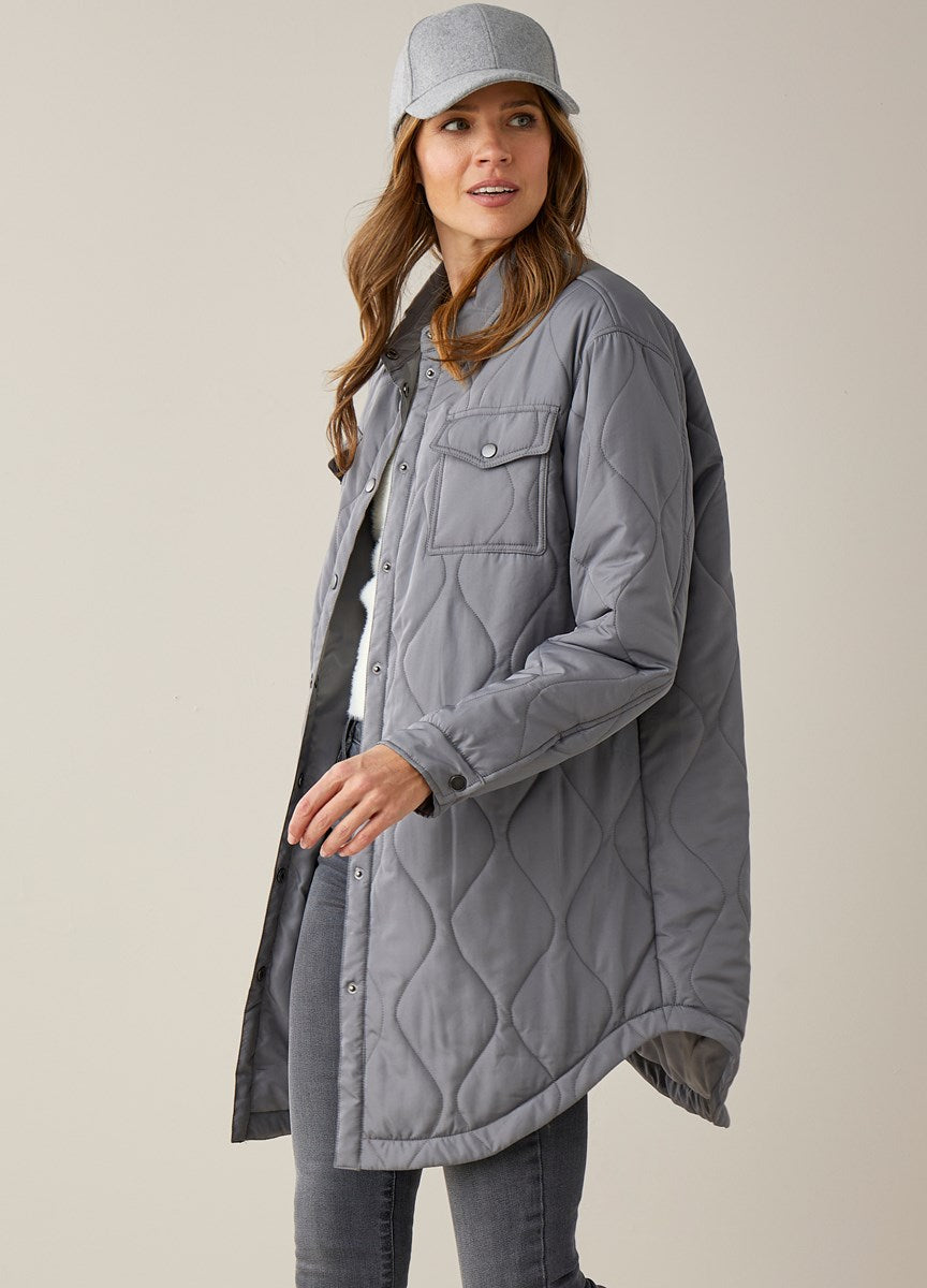 Midway Quilted Shirt Jacket