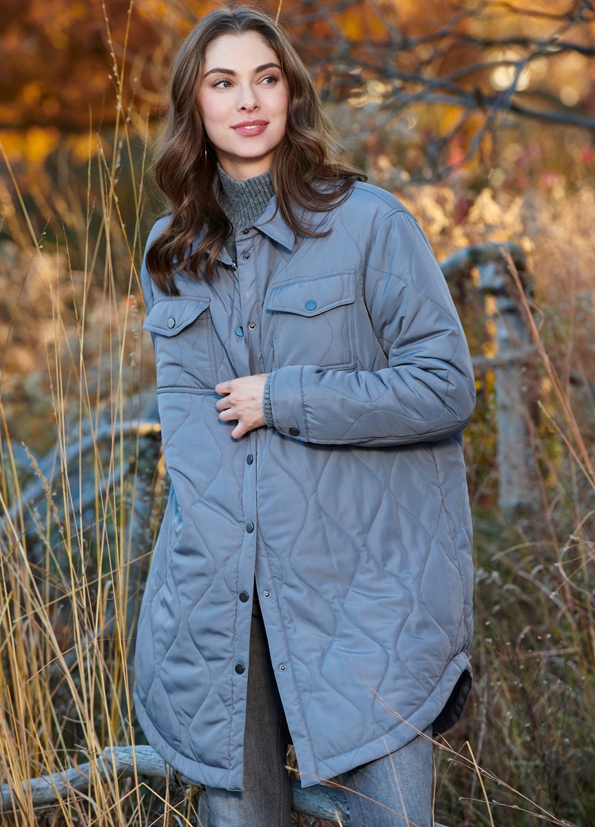 Midway Quilted Shirt Jacket