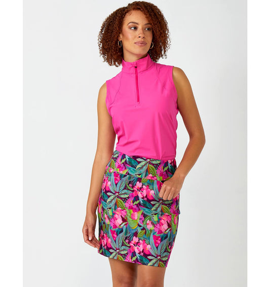 Millennial Fabric Flower Print Skort