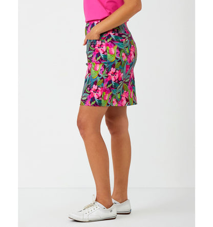 Millennial Fabric Flower Print Skort