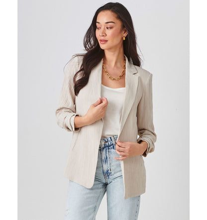 Ruched Sleeve Lightweight Jacket 423814-SALE