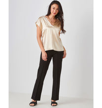 Load image into Gallery viewer, Satin Cap Sleeve Top 423867
