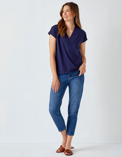 Elevated Deep V Tee
