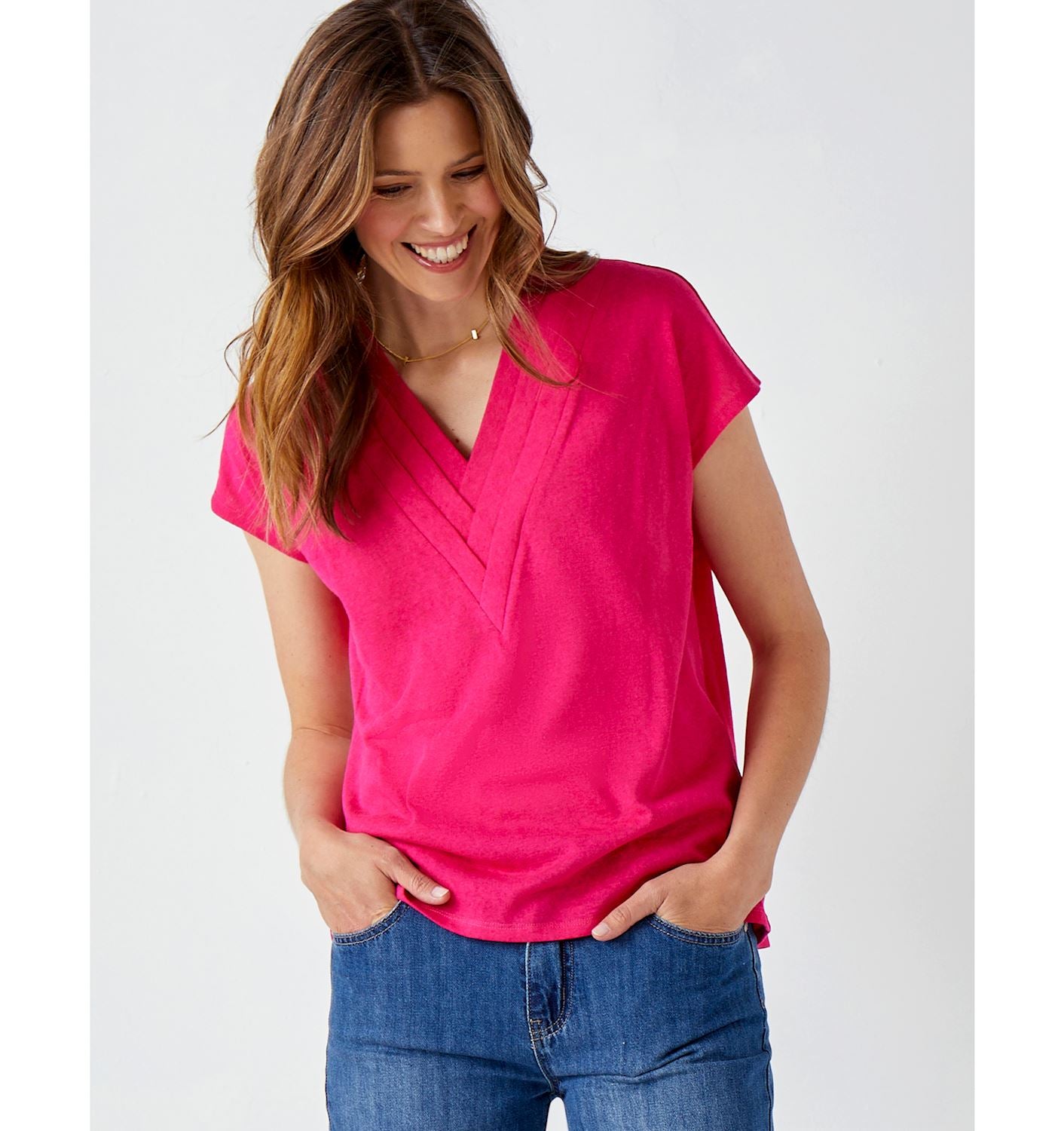 Elevated Deep V Tee