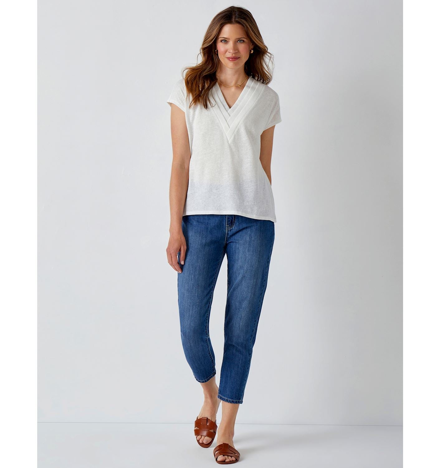 Elevated Deep V Tee