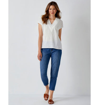 Elevated Deep V Tee