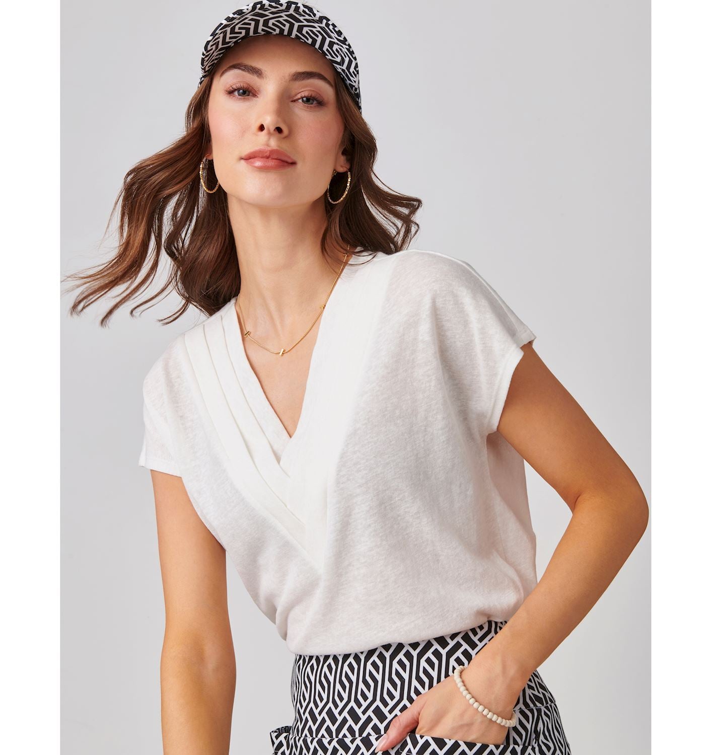 Elevated Deep V Tee