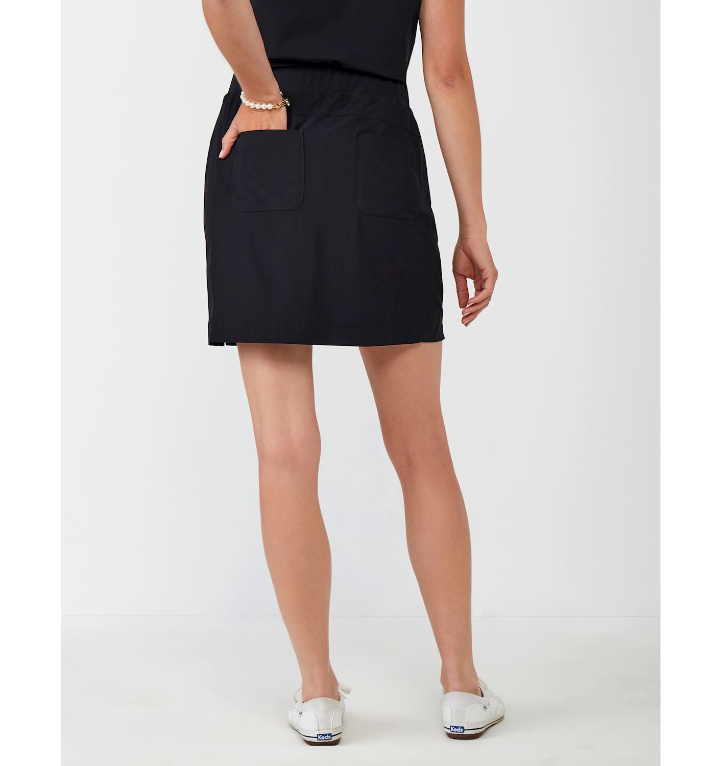 Slim Sport Skort-Black