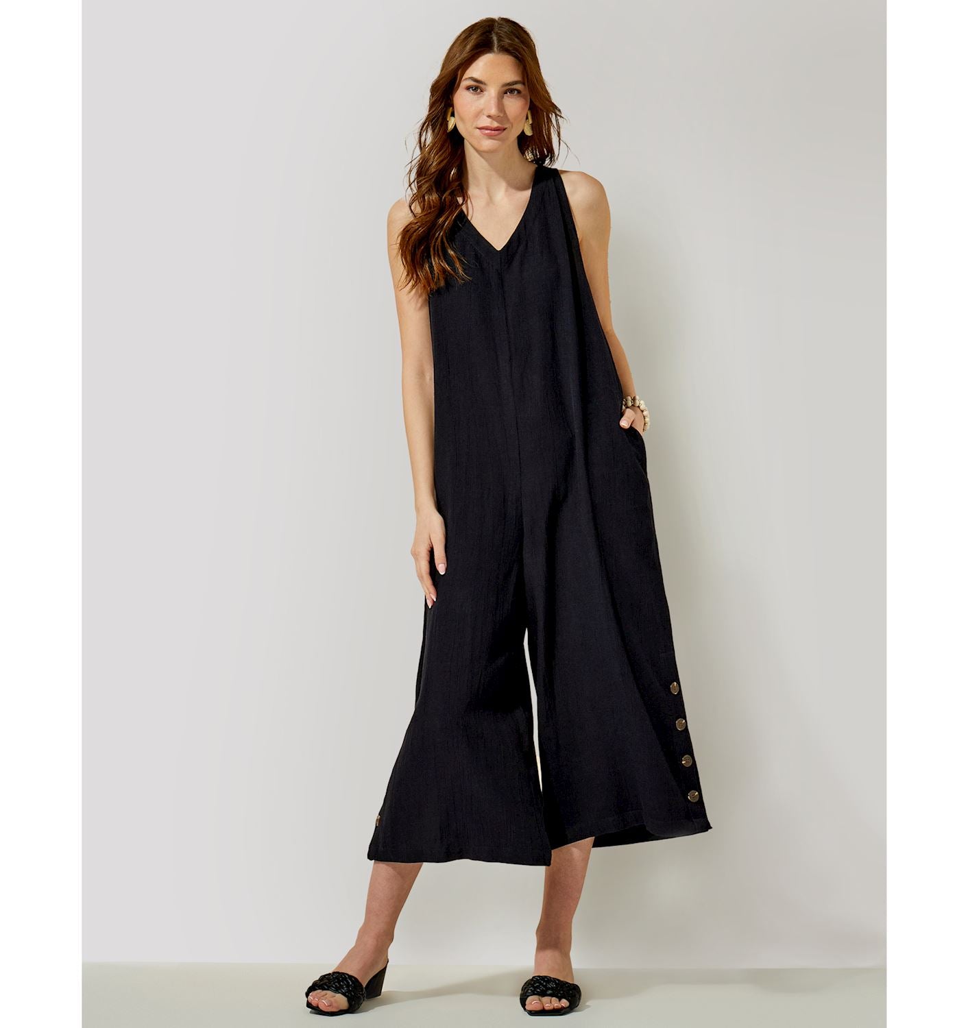 Rayon Blend Tank Jumpsuit 423941 SALE