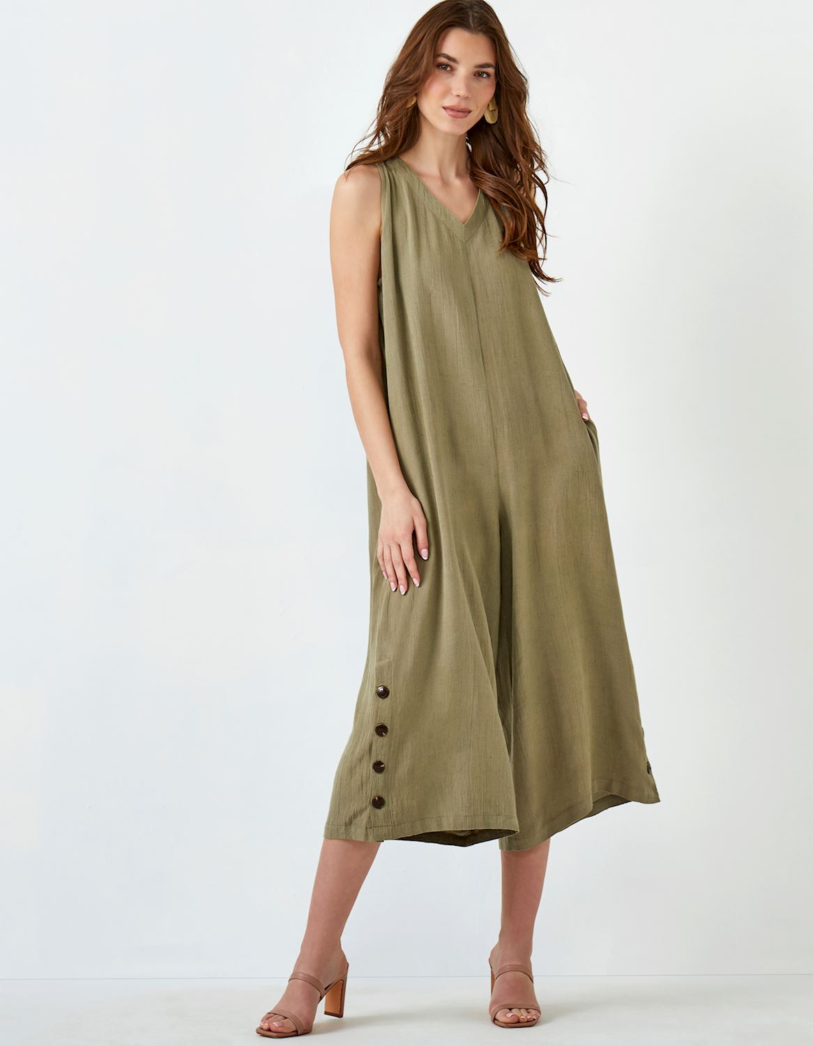 Rayon Blend Tank Jumpsuit 423941 SALE