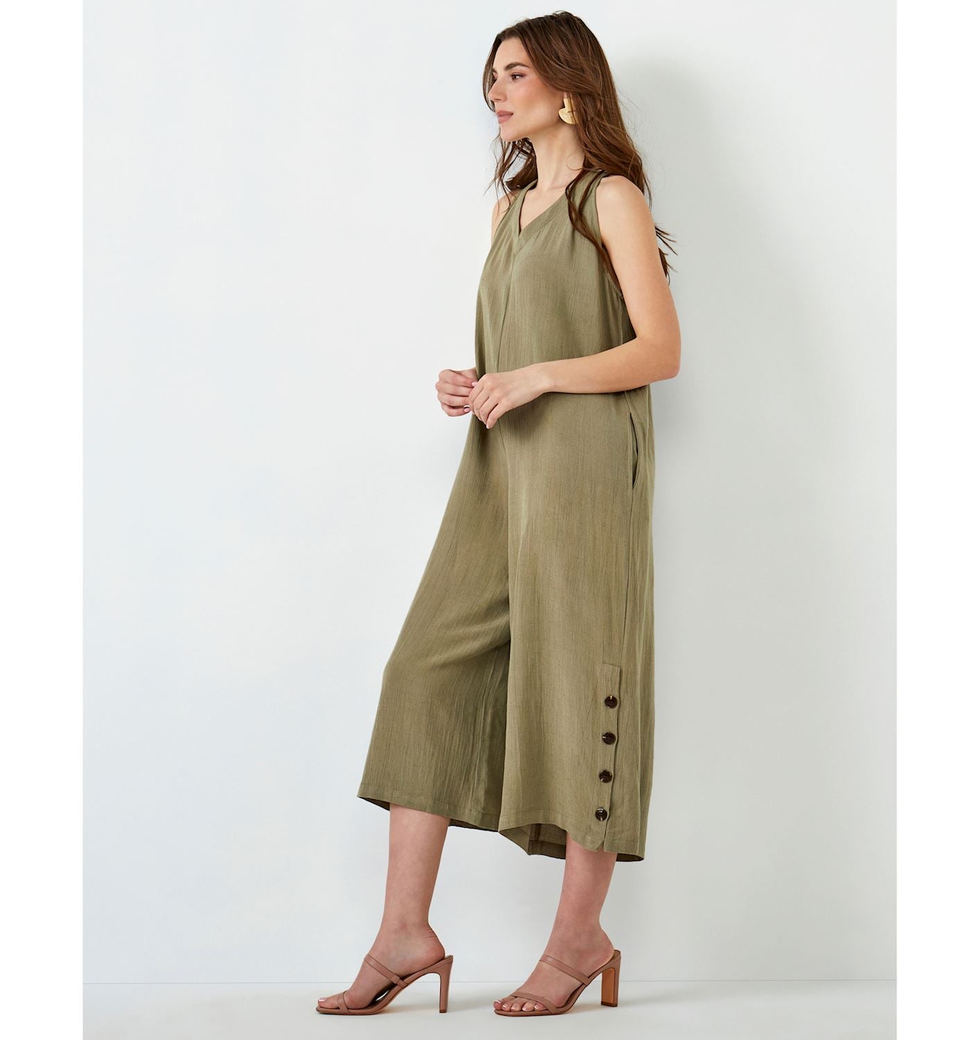 Rayon Blend Tank Jumpsuit 423941 SALE