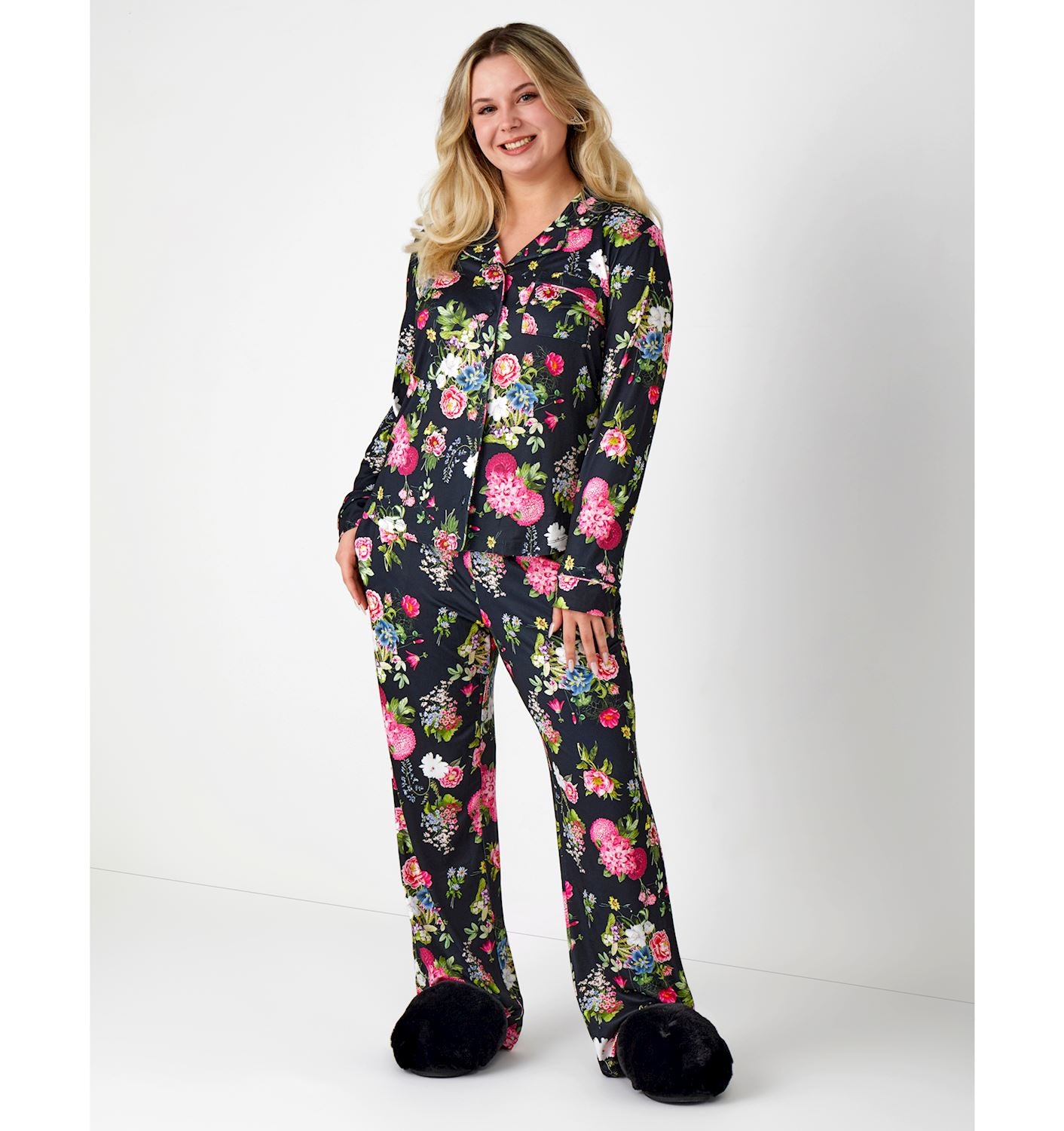 Button Up Flower Print/Heirloom Print Shirt SALE