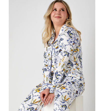 Button Up Flower Print/Heirloom Print Shirt SALE