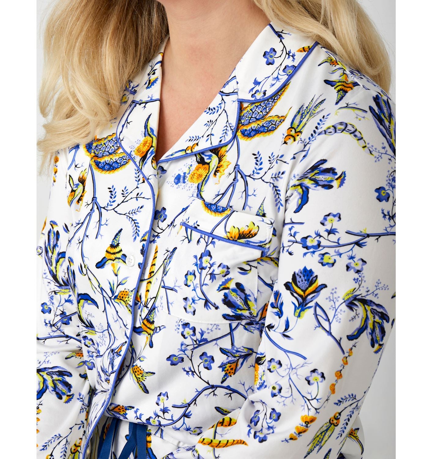 Button Up Flower Print/Heirloom Print Shirt SALE