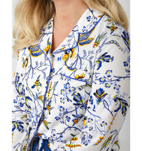Load image into Gallery viewer, Button Up Flower Print/Heirloom Print Shirt
