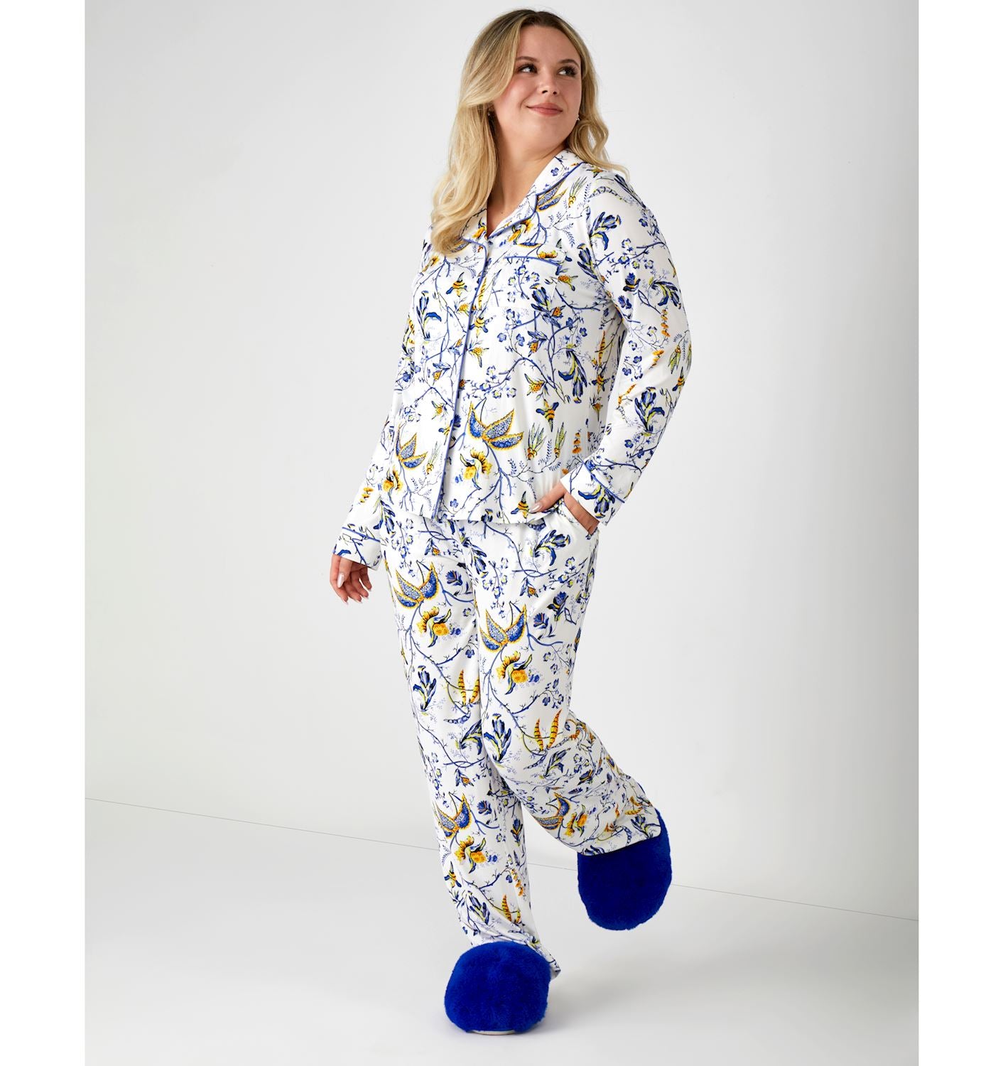 Relaxed Flower Print/Heirloom Print Pant SALE