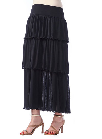 Gauze Ruffled Skirt 4411