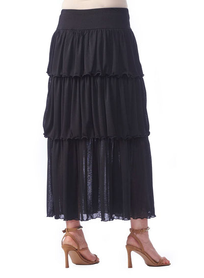 Gauze Ruffled Skirt 4411
