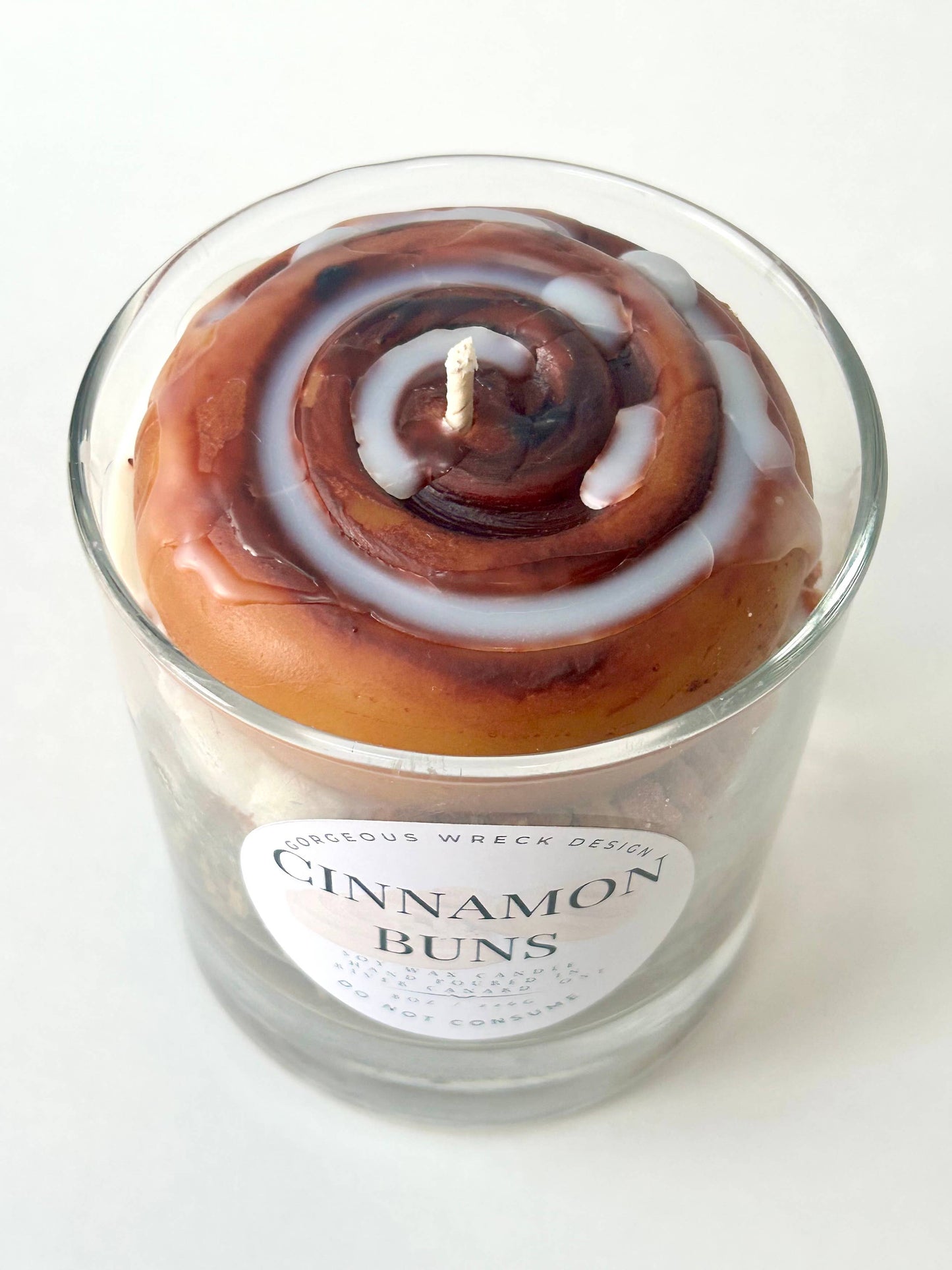 Cinnamon Bun Dessert Candle