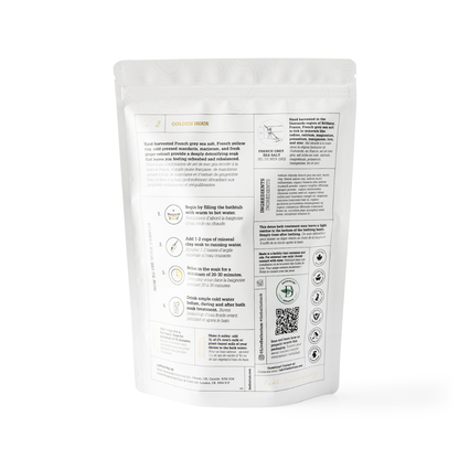Bathorium - Back Bar Mud Mineral Soak 2kg - Golden Hour (Bulk Bag)