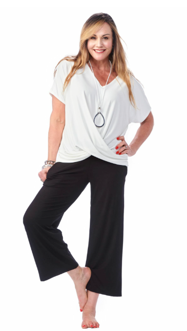 Bamboo Pocketed Crop Pant 4687