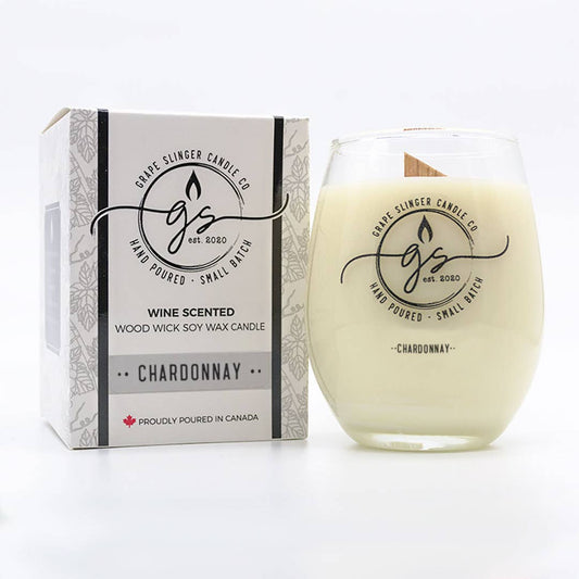 Chardonnay | Wood Wick Candle
