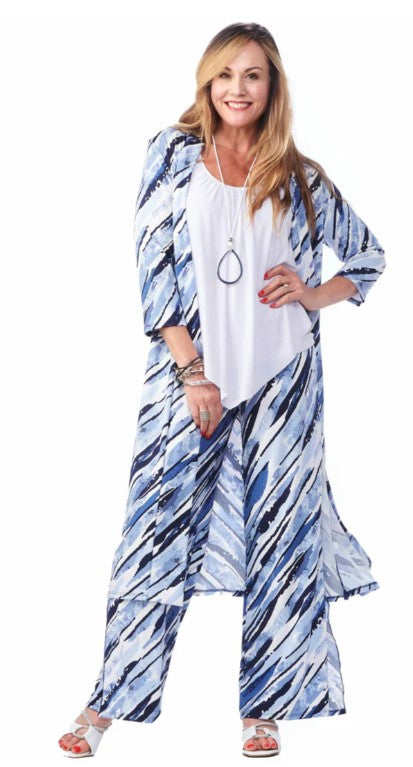 Long Print Duster 4718