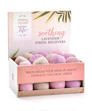 Load image into Gallery viewer, Lavender Scent Crochet Stress Ball
