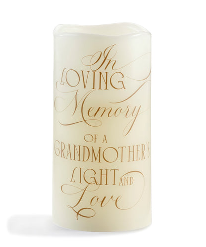 Wax LED Flameless Candle with Sentiment