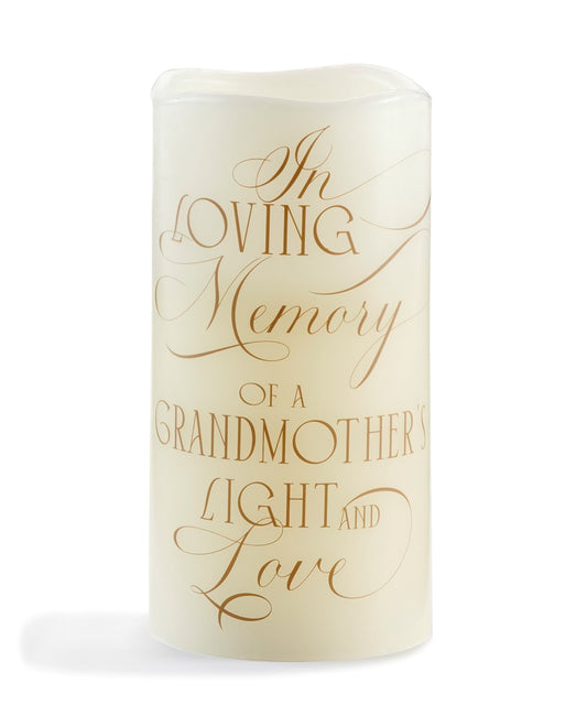 Wax LED Flameless Candle with Sentiment