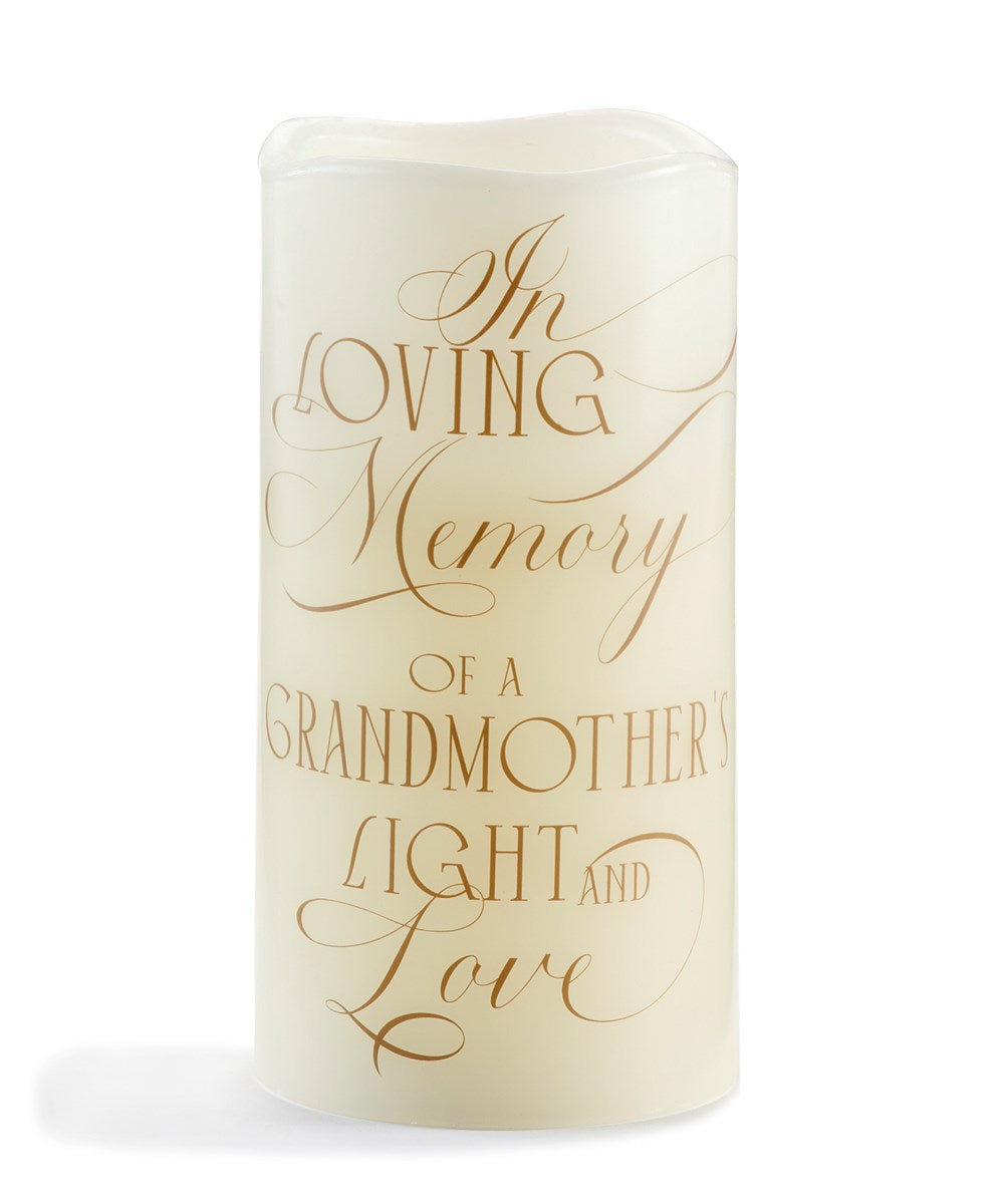 Wax LED Flameless Candle with Sentiment